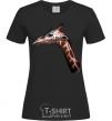 Women's T-shirt Pastel giraffe black фото