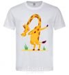 Мужская футболка Вежливый жираф Белый фото