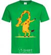 Мужская футболка Вежливый жираф Зеленый фото