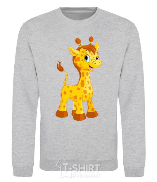 Sweatshirt Baby giraffe sport-grey фото