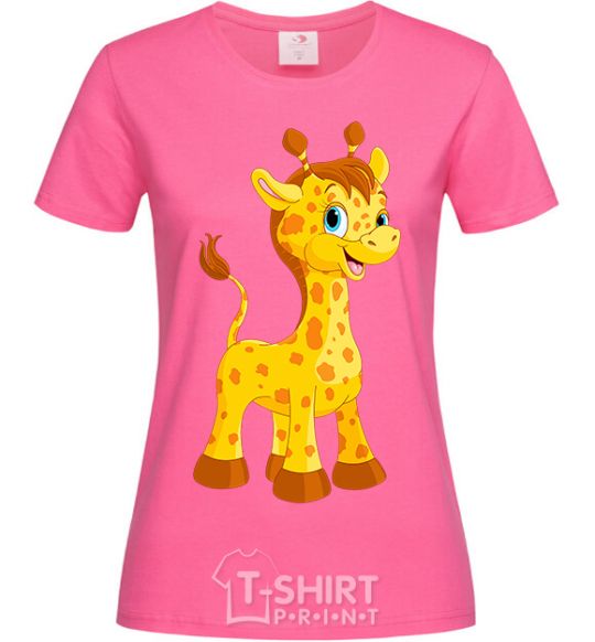 Women's T-shirt Baby giraffe heliconia фото