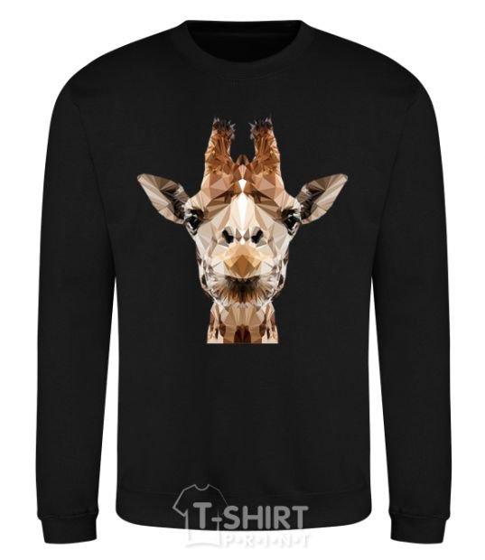 Sweatshirt Crystal giraffe black фото