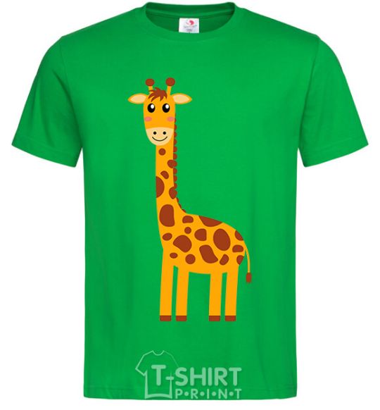 Men's T-Shirt Baby giraffe V.1 kelly-green фото