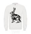 Sweatshirt Hare in pencil White фото