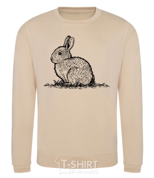 Sweatshirt Rabbit strokes sand фото