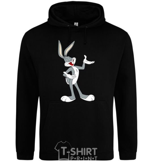 Men`s hoodie Bucks Bunny black фото