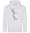 Men`s hoodie Bucks Bunny sport-grey фото