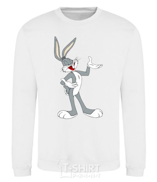 Sweatshirt Bucks Bunny White фото