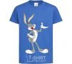 Kids T-shirt Bucks Bunny royal-blue фото