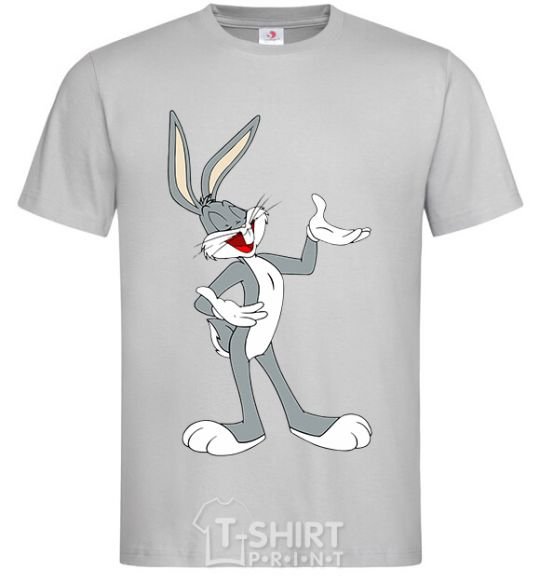 Men's T-Shirt Bucks Bunny grey фото