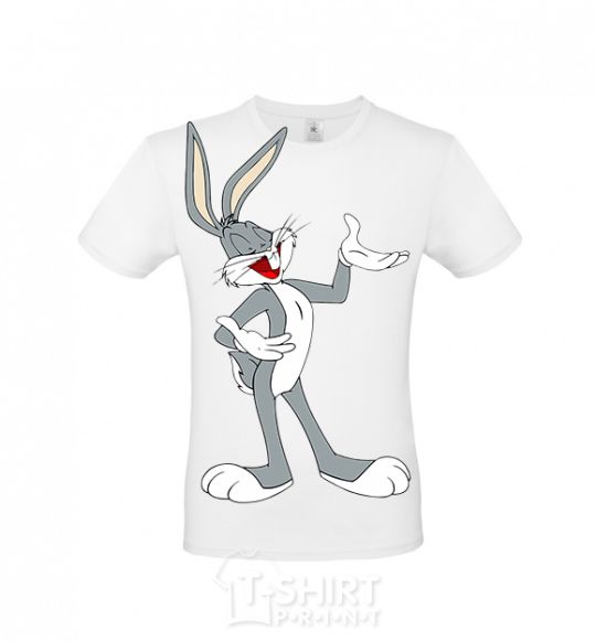 Men's T-Shirt Bucks Bunny White фото