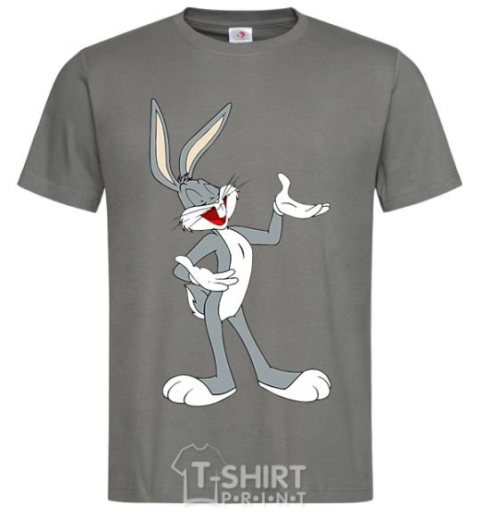 Men's T-Shirt Bucks Bunny dark-grey фото