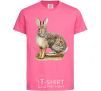 Kids T-shirt Brush rabbit heliconia фото