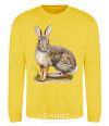 Sweatshirt Brush rabbit yellow фото