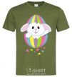 Men's T-Shirt A rabbit in an egg millennial-khaki фото