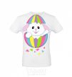 Men's T-Shirt A rabbit in an egg White фото