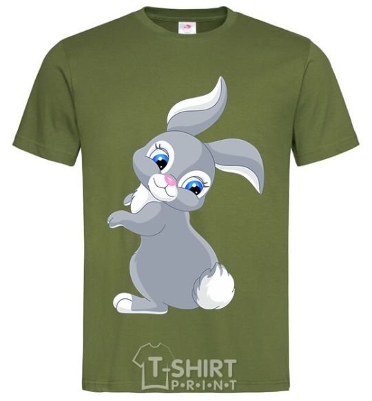 Men's T-Shirt A rabbit with a tail millennial-khaki фото