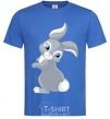 Men's T-Shirt A rabbit with a tail royal-blue фото