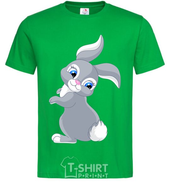 Men's T-Shirt A rabbit with a tail kelly-green фото