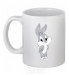 Ceramic mug Little Bucks Bunny White фото