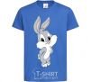 Kids T-shirt Little Bucks Bunny royal-blue фото