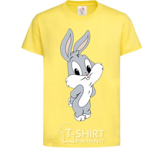 Kids T-shirt Little Bucks Bunny cornsilk фото