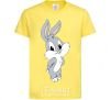 Kids T-shirt Little Bucks Bunny cornsilk фото