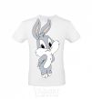 Men's T-Shirt Little Bucks Bunny White фото