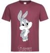 Men's T-Shirt Little Bucks Bunny burgundy фото