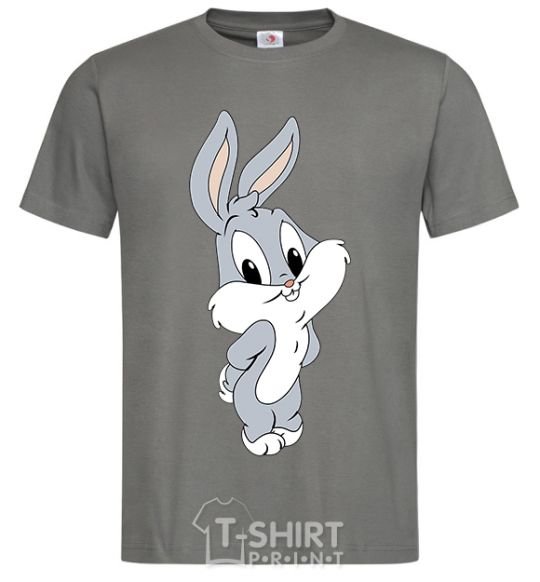 Men's T-Shirt Little Bucks Bunny dark-grey фото