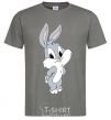 Men's T-Shirt Little Bucks Bunny dark-grey фото