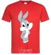 Men's T-Shirt Little Bucks Bunny red фото