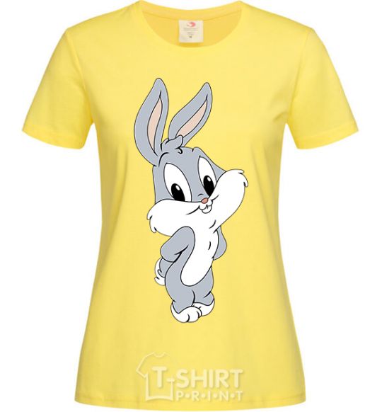 Women's T-shirt Little Bucks Bunny cornsilk фото