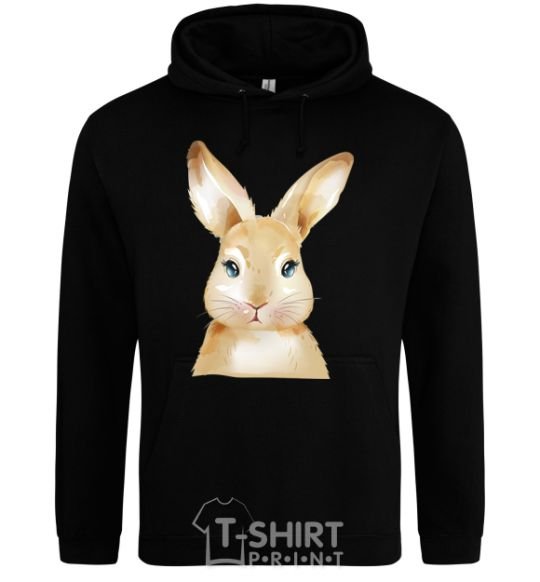 Men`s hoodie Red rabbit black фото