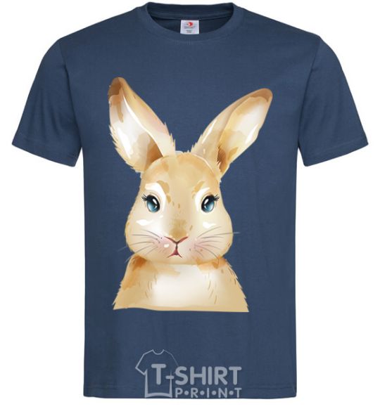 Men's T-Shirt Red rabbit navy-blue фото