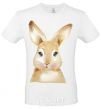 Men's T-Shirt Red rabbit White фото