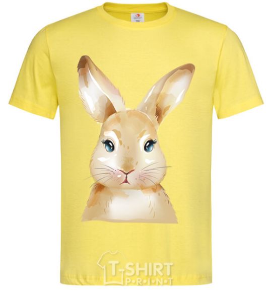 Мужская футболка Рыжий кролик Лимонный фото