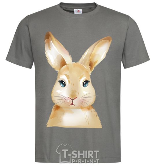 Men's T-Shirt Red rabbit dark-grey фото