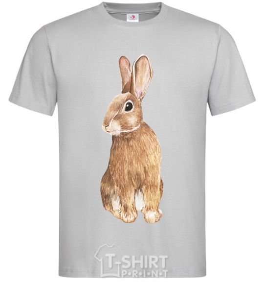 Men's T-Shirt Steppe hare grey фото