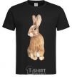 Men's T-Shirt Steppe hare black фото