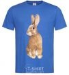 Men's T-Shirt Steppe hare royal-blue фото