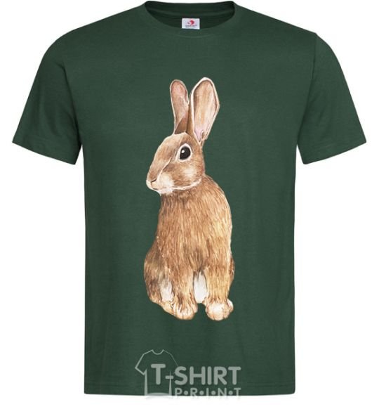 Men's T-Shirt Steppe hare bottle-green фото