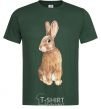 Men's T-Shirt Steppe hare bottle-green фото