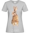 Women's T-shirt Steppe hare grey фото