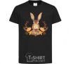 Kids T-shirt Autumn hare black фото