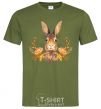 Men's T-Shirt Autumn hare millennial-khaki фото