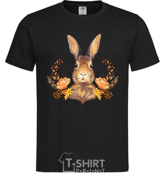 Men's T-Shirt Autumn hare black фото