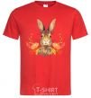 Men's T-Shirt Autumn hare red фото