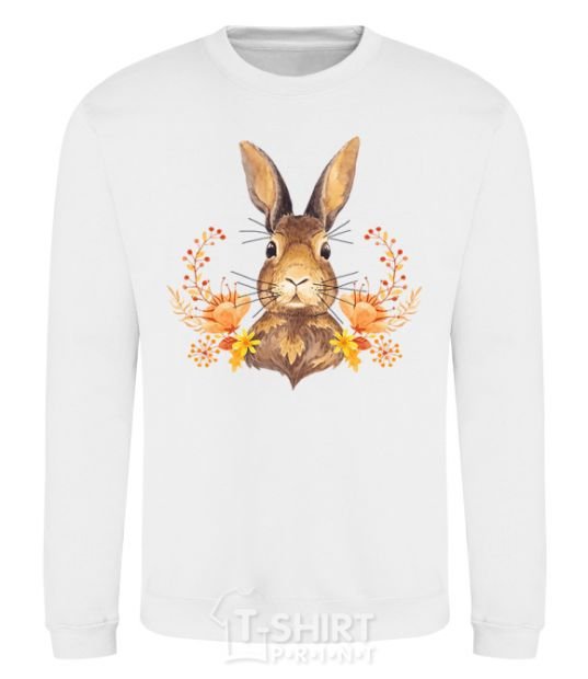 Sweatshirt Autumn hare White фото