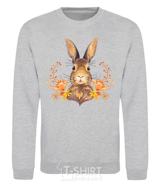Sweatshirt Autumn hare sport-grey фото